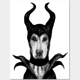 Maleficent Dog Posters and Art